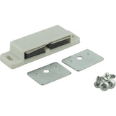 Hardware Resources KFCMD-A-WH2 Door Catch, Plastic, White